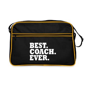 Best coach ever - Retro Bag - black/gold - Front