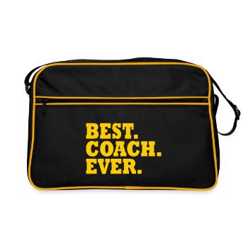 Best coach ever - Sac Retro - noir/or - Devant
