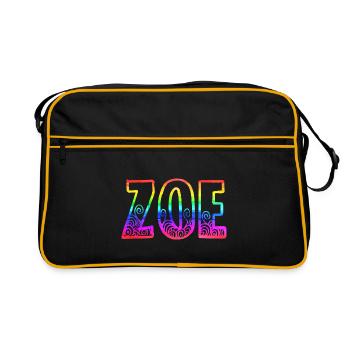 zoe rs arc-en-ciel - Sac Retro - noir/or - Devant