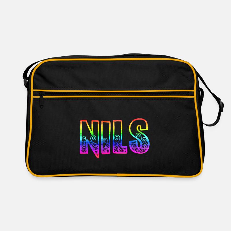 nils rs regenbogen Retro Tasche