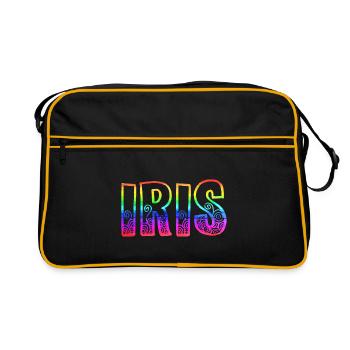 iris rs rainbow - Retro Bag - black/gold - Front