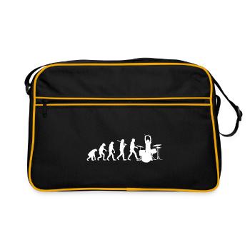 EVOLUTION - Batteur - Batterie - Sac Retro - noir/or - Devant