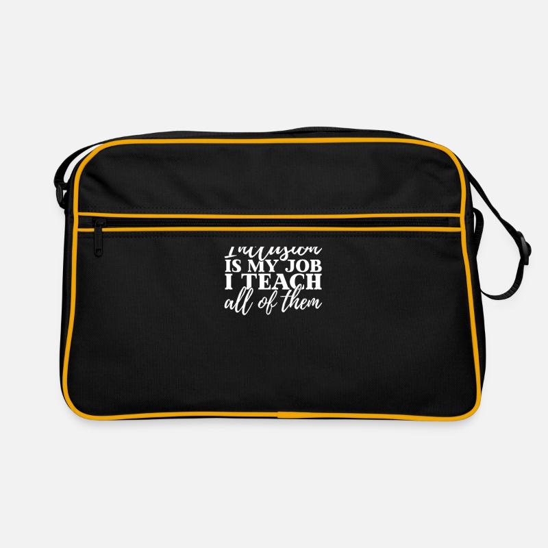 Inklusion Integration Kind Sonderpädagogik Shirt Retro Tasche