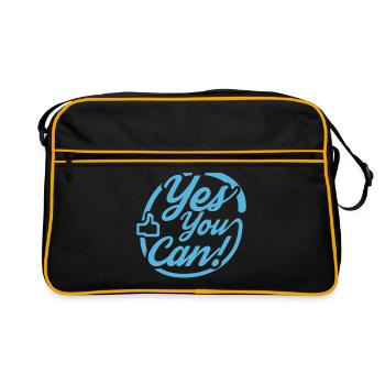 yes you can - Retro Bag - black/gold - Front