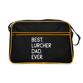 Lurcher - Retro Tasche - Schwarz/Gold - Vorne