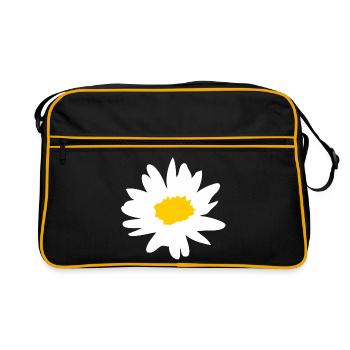 Marguerite - Buttercup - Daisy - Retro Bag - black/gold - Front