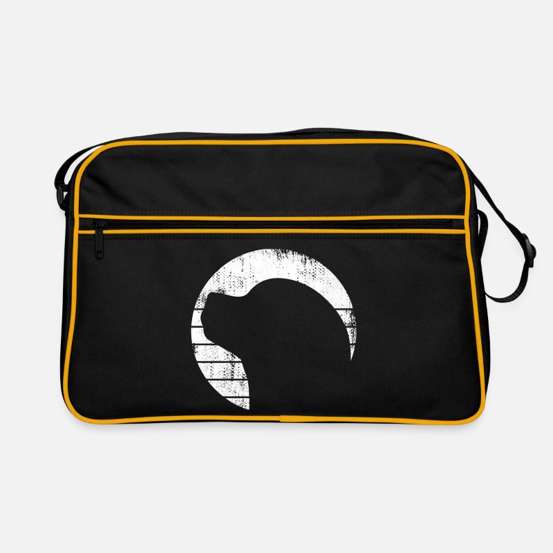 Hund Zeichnung Retro Tasche