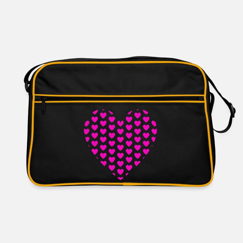 Coeur Coeurs Patch Motif Sac Retro