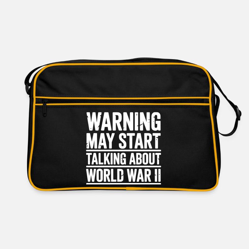 Vintage World War 2 History for Historians Retro Bag
