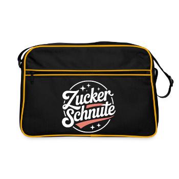 Museau sucré Dent sucrée Chocolat Sucre Museau - Sac Retro - noir/or - Devant