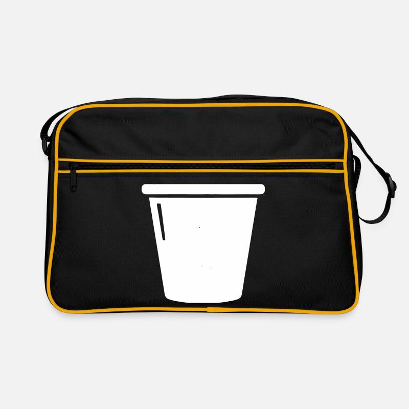 Eimer Putzeimer Haushalt Icon Vektor Retro Tasche