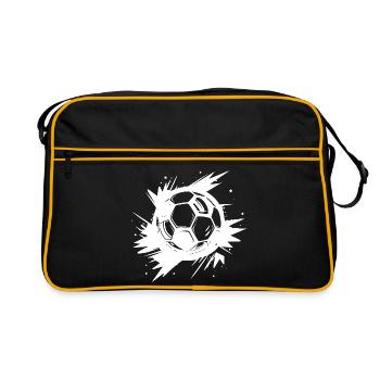 Football Street Art - Retro Bag - black/gold - Front