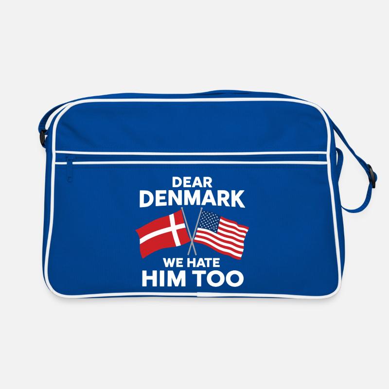 Dear Denmark We hate him Retro Bag
