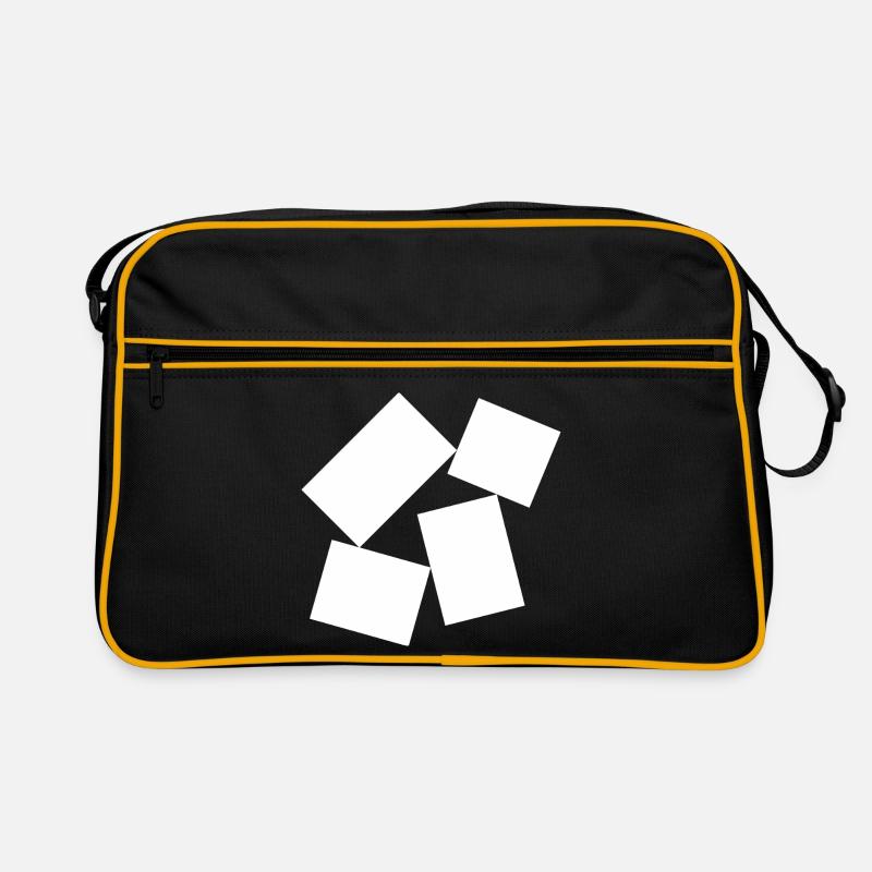 bold squares composition Retro Bag