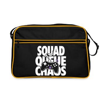 Squad Queue Chaos Gaming Controller - Retro Bag - black/gold - Front