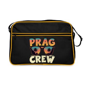 Équipage Prague - Sac Retro - noir/or - Devant