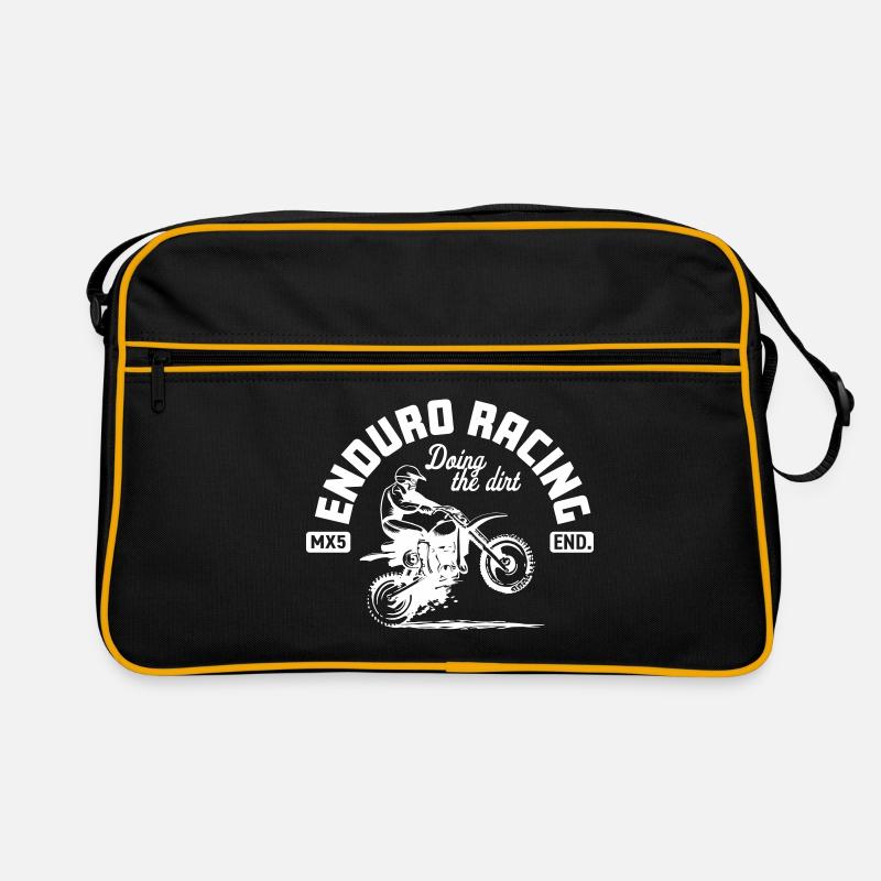 Enduro Racing Retro Tasche