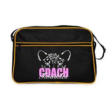 Twinkles Coaches T-Shirt - Retro Bag - black/gold - Front