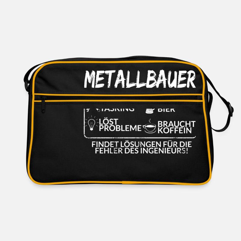 Der Metallbauer Retro Tasche