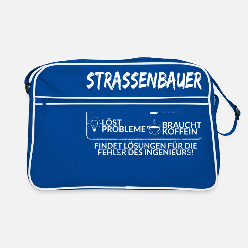 Der Strassenbauer Retro Tasche