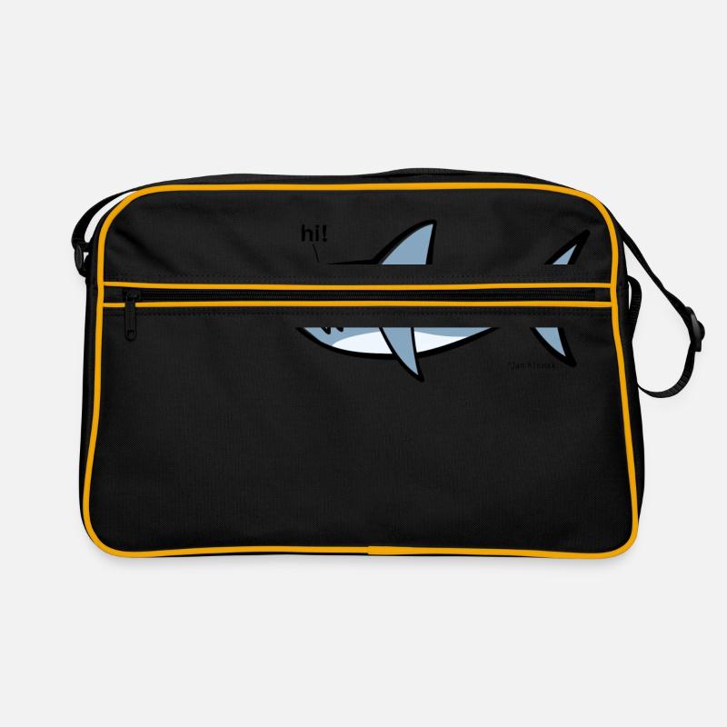 Hi-Hai - Retro Tasche - Schwarz/Gold