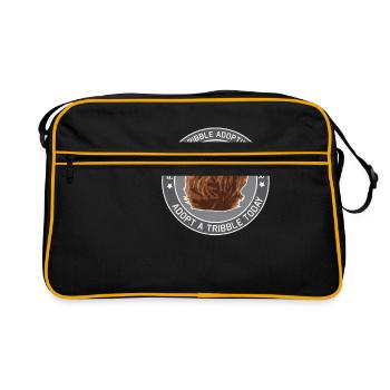Tribble Adoption Center - Retro Tasche - Schwarz/Gold - Vorne