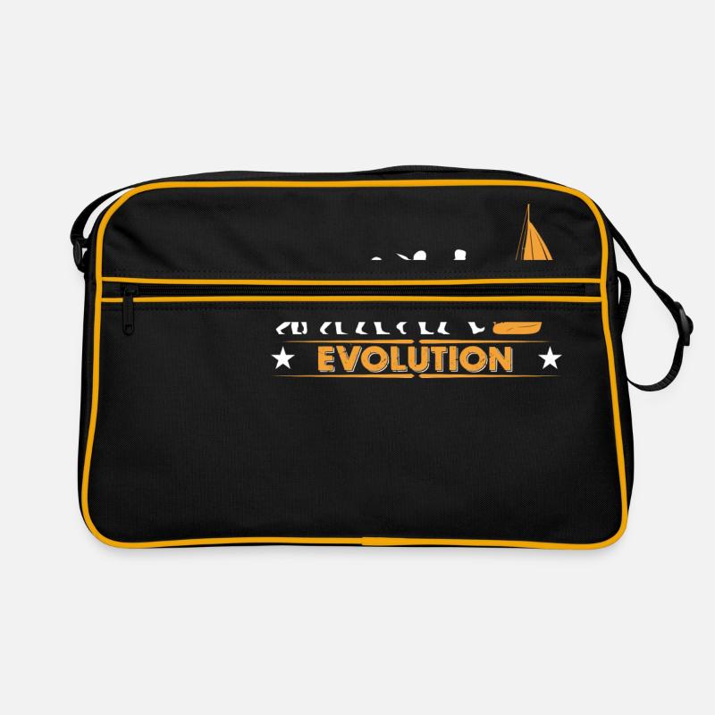 Segeln Evolution - orange/weiss Retro Tasche