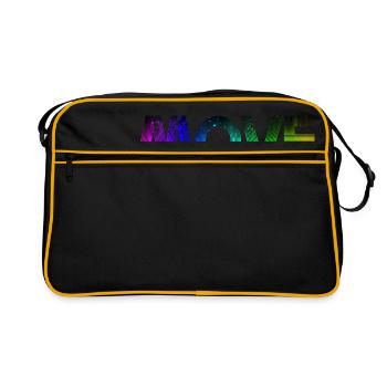 Move - rainbow - Retro Bag - black/gold - Front