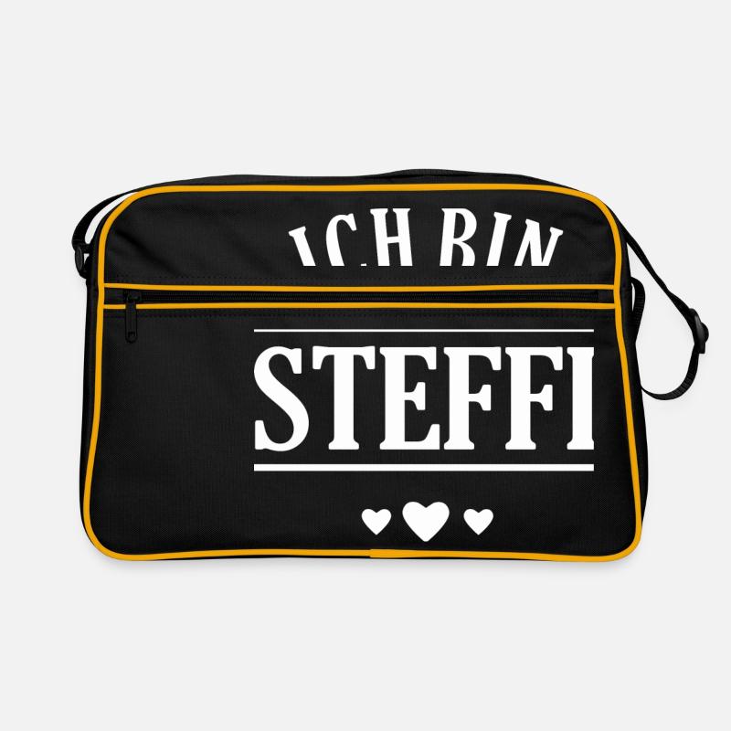 Ich bin Steffi Retro Tasche