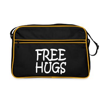 Free hugs - Retro Bag - black/gold - Front
