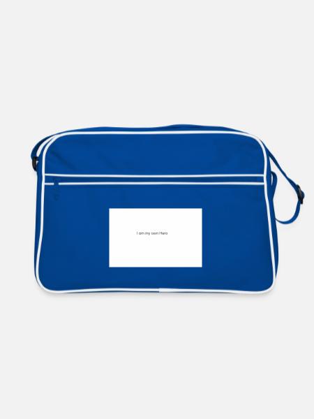 Strength  - Retro Bag - blue/white - Front