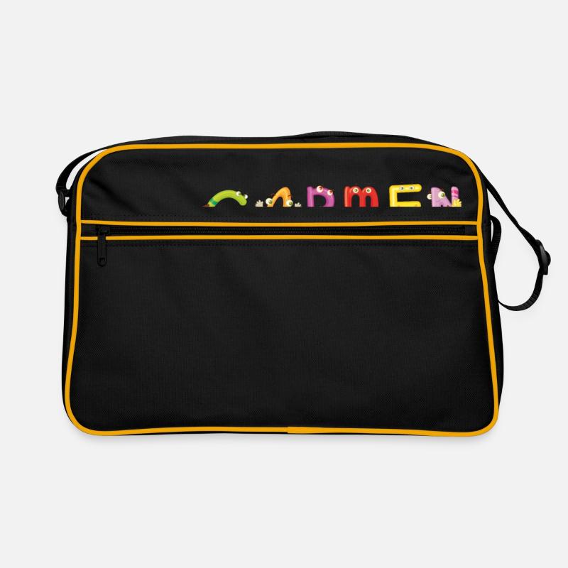 Carmen - Retro Tasche - Schwarz/Gold