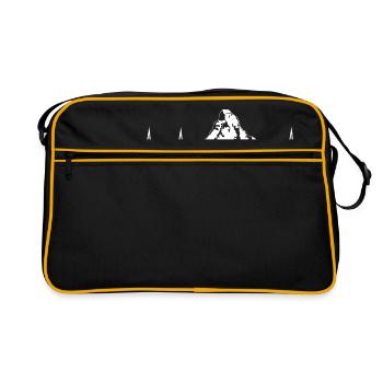 Matterhorn - mountains - Switzerland - Retro Bag - black/gold - Front