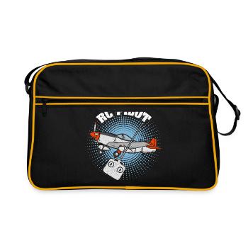 RC pilot | Model flight | Model maker - Retro Bag - black/gold - Front