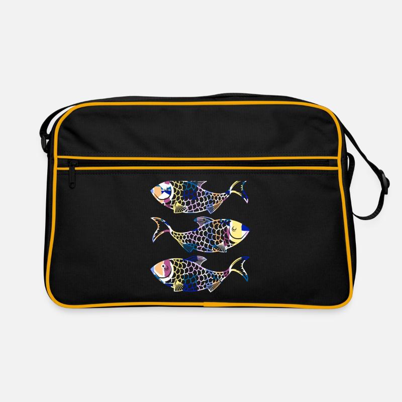 Fische Retro Tasche