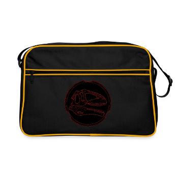 Fossile de Giganotosaurus - Sac Retro - noir/or - Devant
