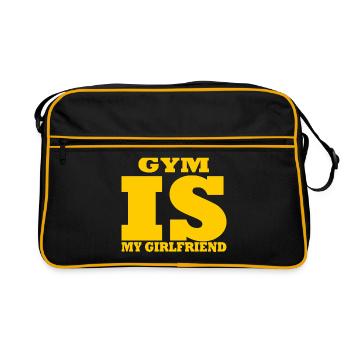 Gym est ma petite amie - Gym est ma petite amie - Sac Retro - noir/or - Devant