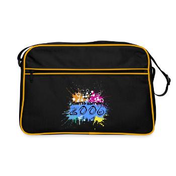 Farbexplosion Limited Edition 2006 - Retro Tasche - Schwarz/Gold - Vorne