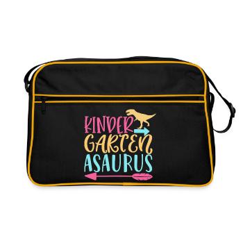 Maternelle - Pépinière de dinosaures - Sac Retro - noir/or - Devant