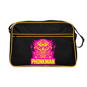 Phonkman ! - Sac Retro - noir/or - Devant