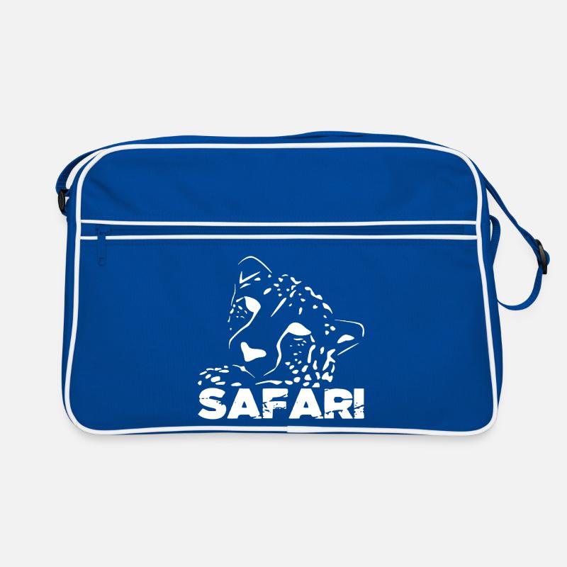 Safari Léopard Silhouette Sac Retro