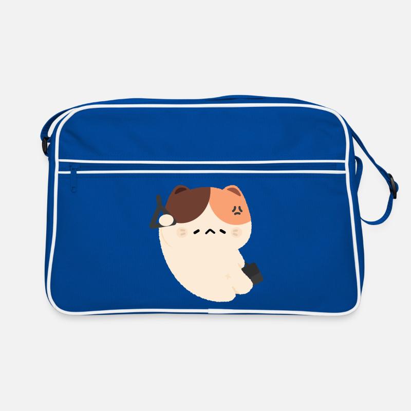 Chat fatigué Commute Sac Retro