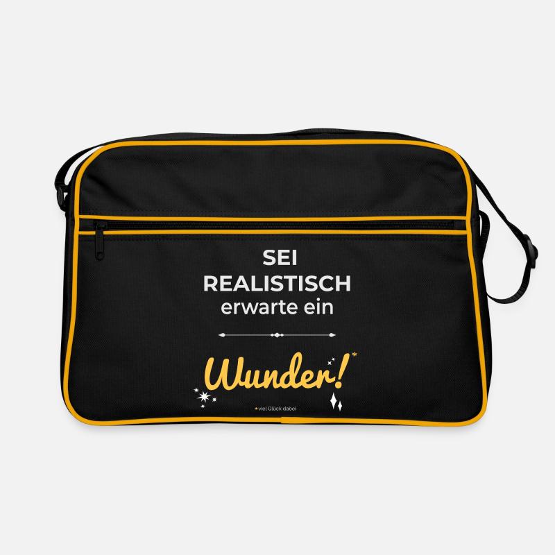 Be realistic – expect a miracle! Retro Bag