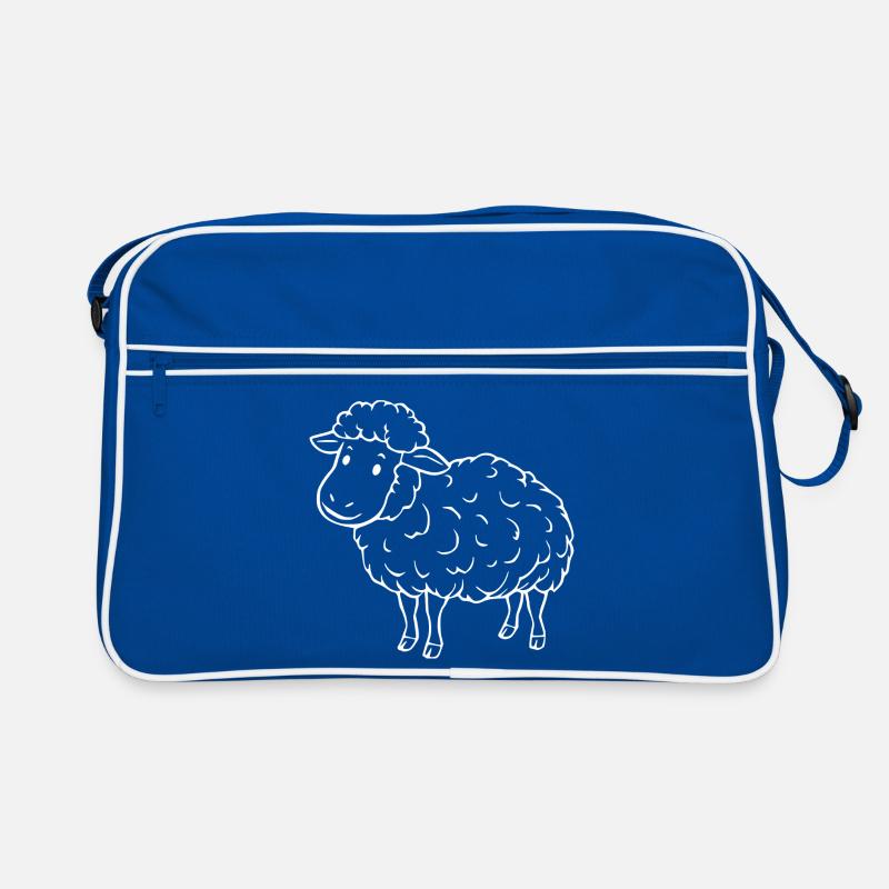 Schaf Schäfchen Lamm Retro Tasche