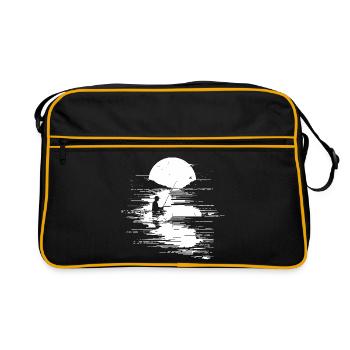 Graphique de pêche - Sac Retro - noir/or - Devant
