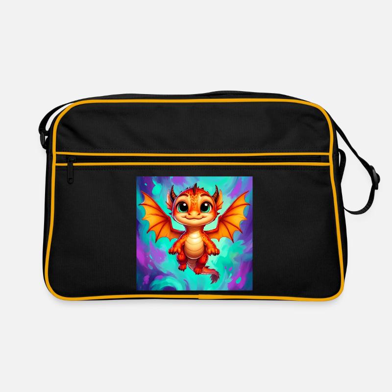 Drache Retro Tasche