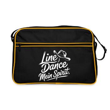 Line Dance My Spirit - Retro Bag - black/gold - Front