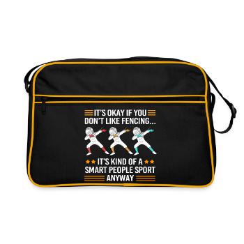 fencing - Retro Bag - black/gold - Front