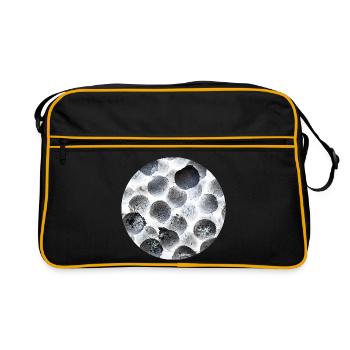 Minimalist Frozen Berry  - Retro Bag - black/gold - Front