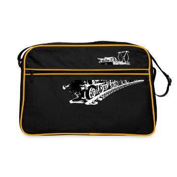 Locomotive "Crocodile" - Retro Bag - black/gold - Front